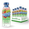Image 1 : NEW 12 X 473ML SNAPPLE ZERO KIWI STRAWBERRY