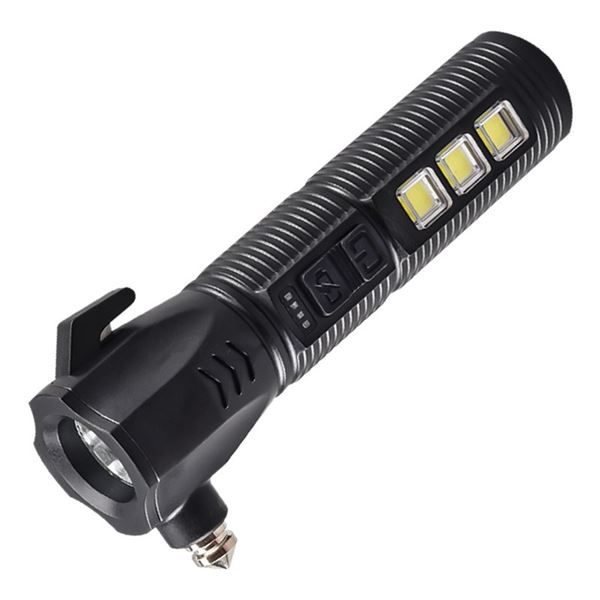RECHARGEABLE MULTIFUNCTION LED FLASHLIGHT