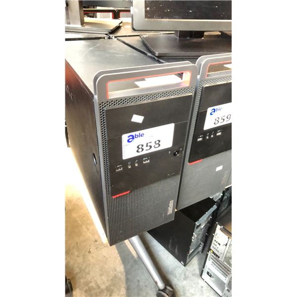 LENOVO THINKCENTRE M900 DESKTOP COMPUTER (NO HDD, NO POWER SUPPLY)