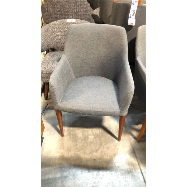 GREY ARM CHAIR