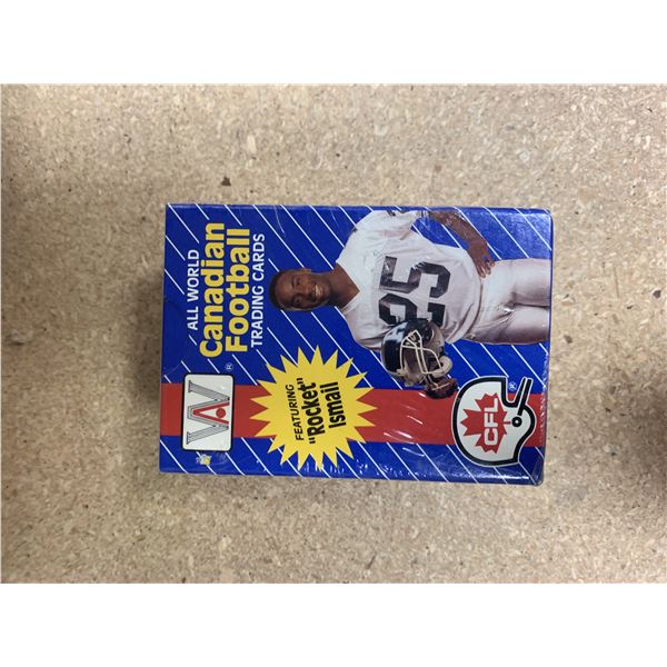 All World Canadian Football card box