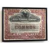 Image 1 : Framed Bush Terminal Company Stock Certificate