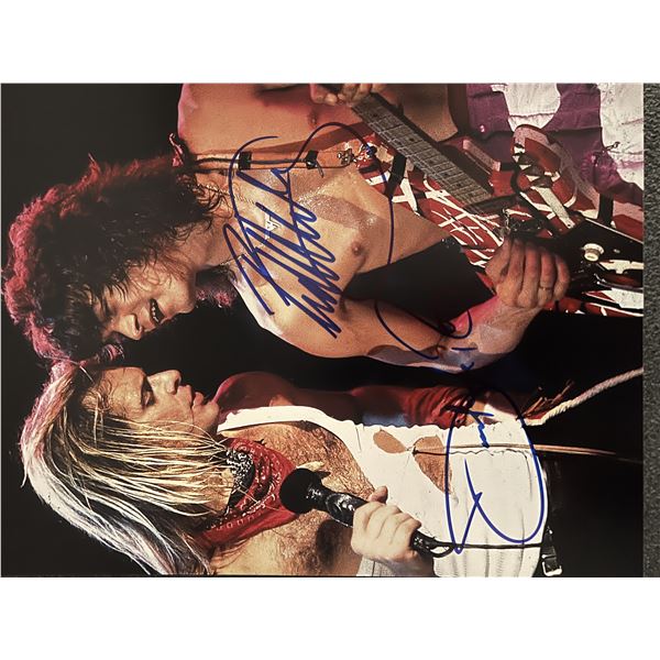 Van Halen band signed photo