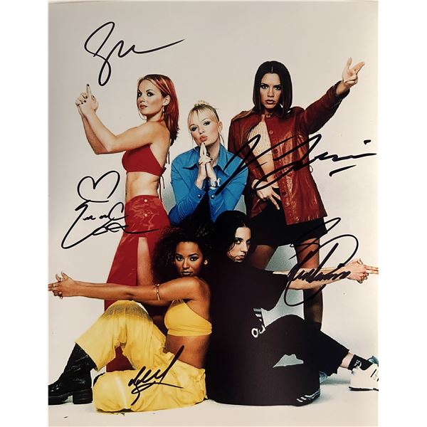 Spice Girls band signed photo