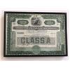 Image 1 : Framed Associated Gas And Electric Company Stock Certificate