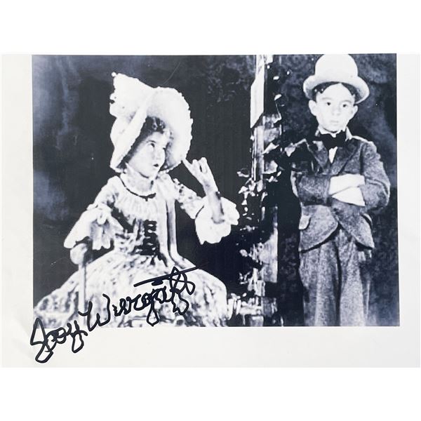 Our Gang actress Joy Wurgaft signed photo