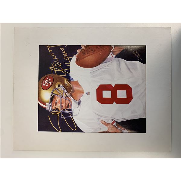 Steve Young Matted Magazine Artwork