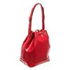 Image 3 : Louis Vuitton Red Epi Leather Noe Shoulder Bag