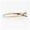 Image 5 : Antique Art Deco 18k White Gold 0.55 ctw European Diamond Solitaire & Accent Rin