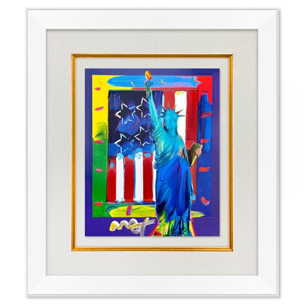 Liberty and Flag by Peter Max