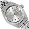 Image 1 : Rolex Ladies Stainless Steel Silver Index Smooth Bezel Date Wristwatch With Role