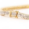 Image 2 : 5.95 ctw Diamond 14K Yellow Gold Tennis Bracelet