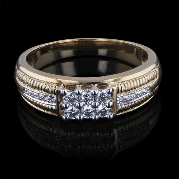 0.38 ctw Diamond 14K Yellow Gold Ring