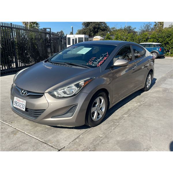 HYUN ELANTRA 2014 APPT/DUP-T SMOG