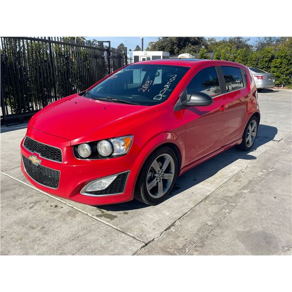 CHEV SONIC 2013 T-DONATION