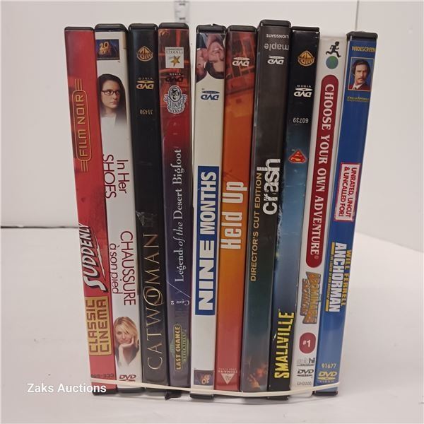Lot of 10 DVDs