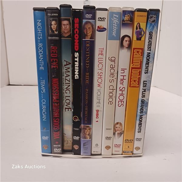 Lot of 10 DVDs
