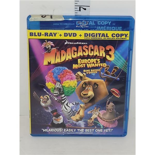 Blu-Ray - Madagascar 3 Europe's Most Wanted