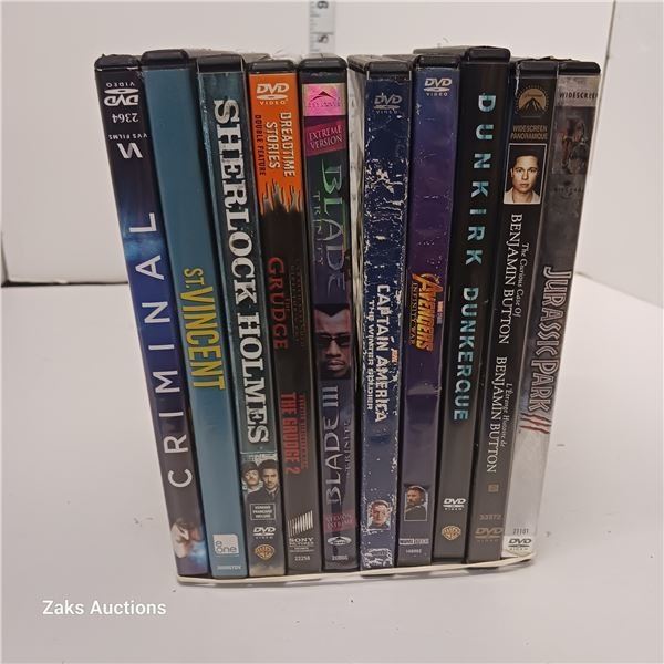 Lot of 10 DVDs