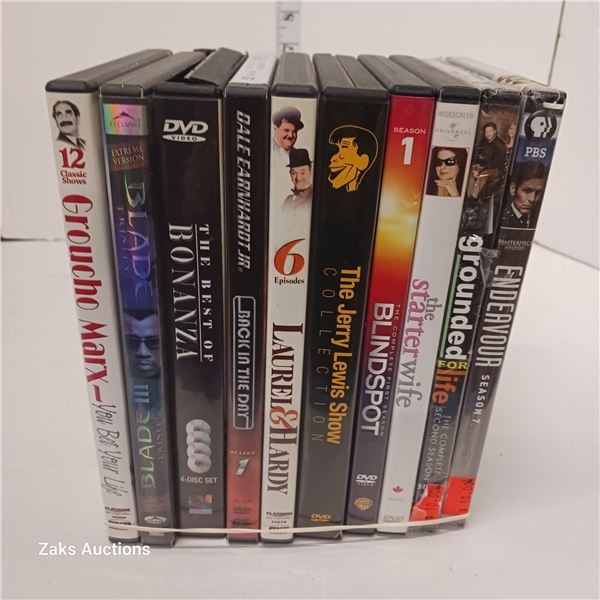 Lot of 10 DVDs