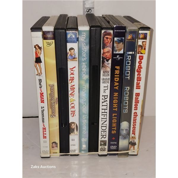 Lot of 10 DVDs
