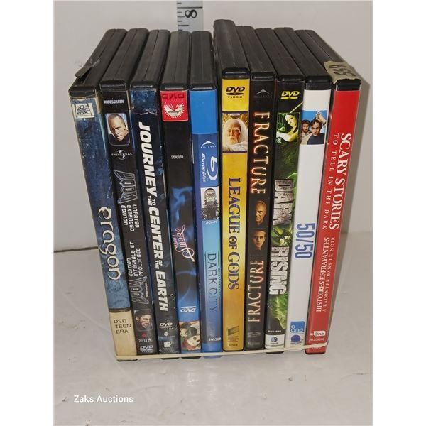 Lot of 10 DVDs