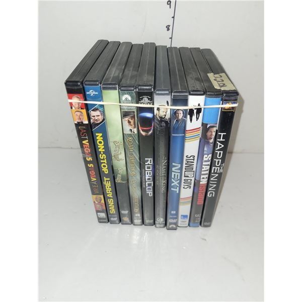 Lot of 10 DVDs
