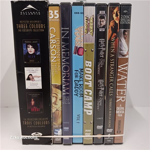 Lot of 10 DVDs