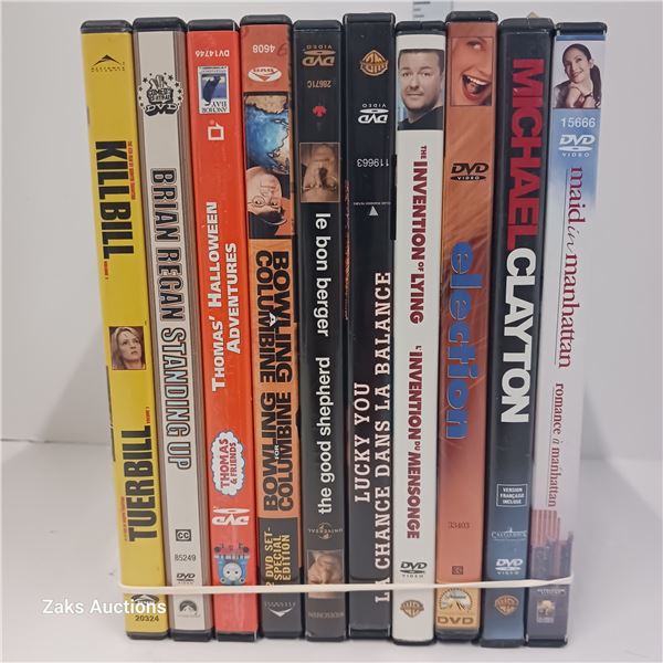 Lot of 10 DVDs