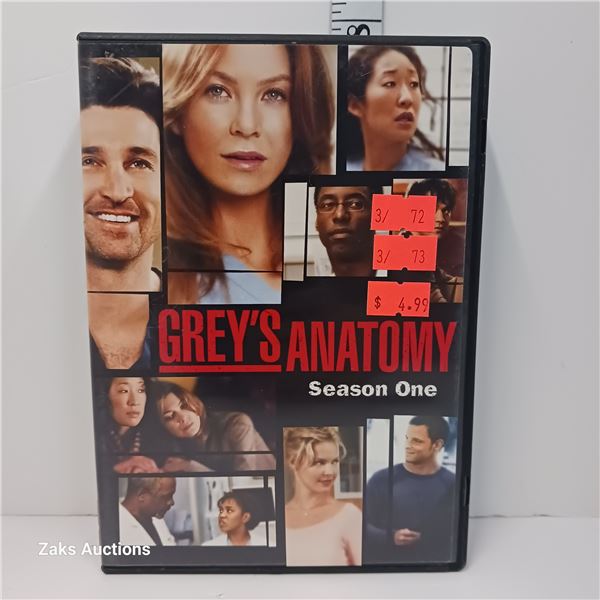 Grey's Anatomy - The Complete Season One DVD