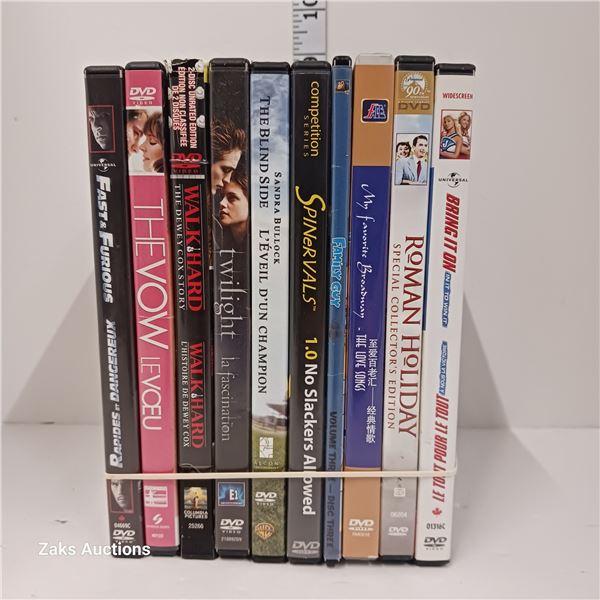 Lot of 10 DVDs