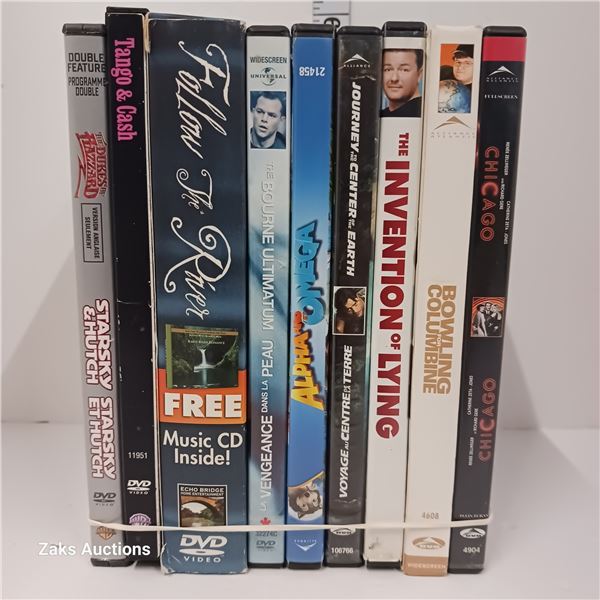Lot of 10 DVDs
