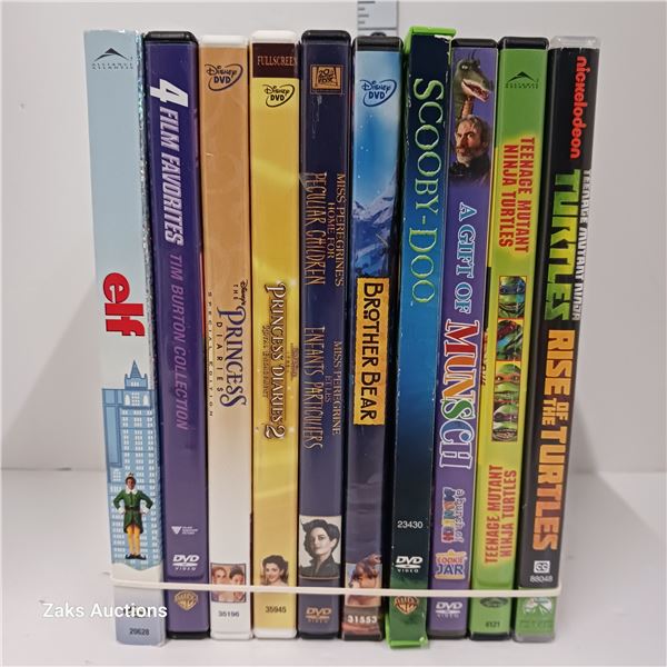 Lot of 10 DVDs
