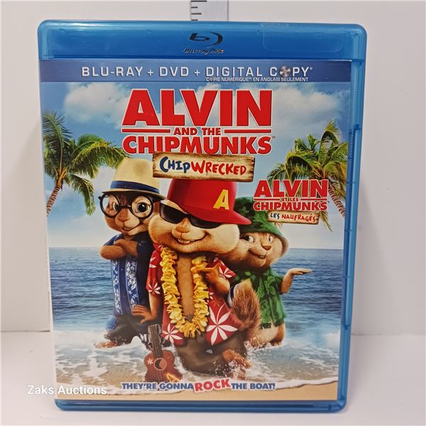 Blu-Ray - Alvin and the Chipmunks ChipWrecked
