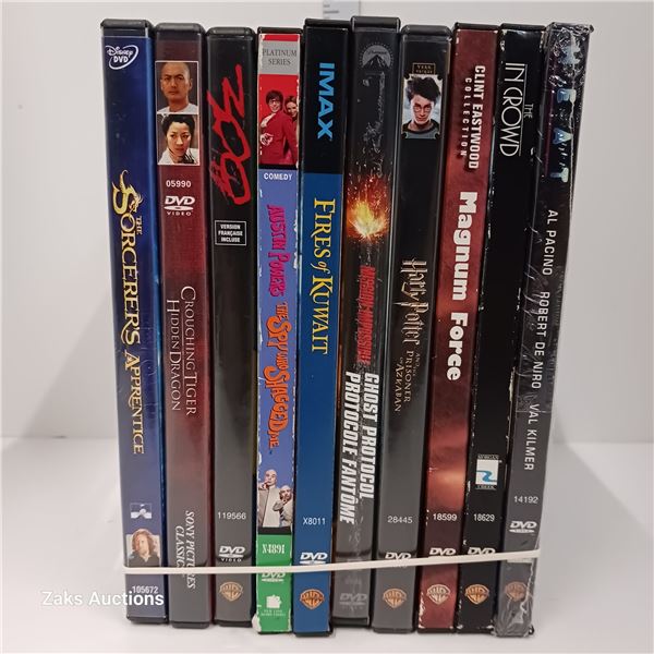 Lot of 10 DVDs