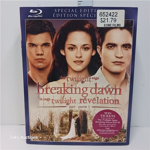 Blu-Ray - The Twilight Saga - Breaking Dawn Special Edition