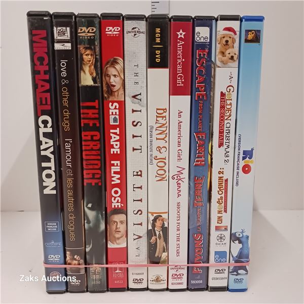 Lot of 10 DVDs