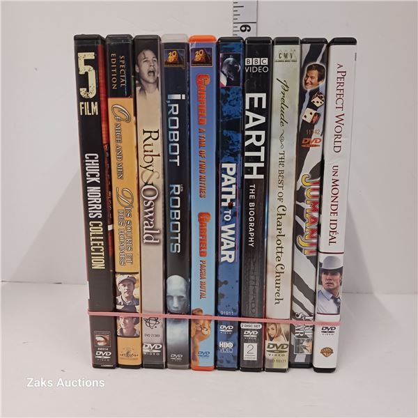 Lot of 10 DVDs