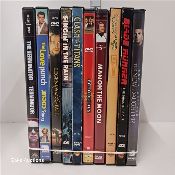 Lot of 10 DVDs