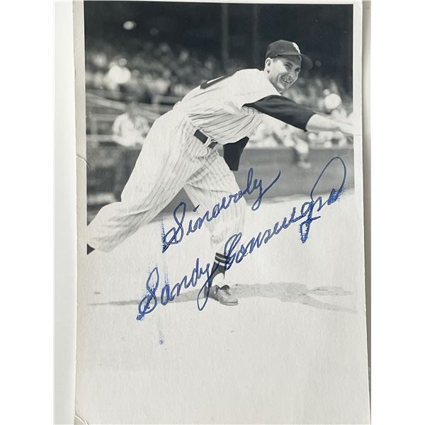 Chicago White Sox Sandy Consuegra signed photo
