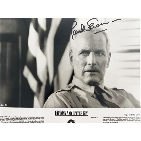 Fat Man and Little Boy Paul Newman signed movie photo