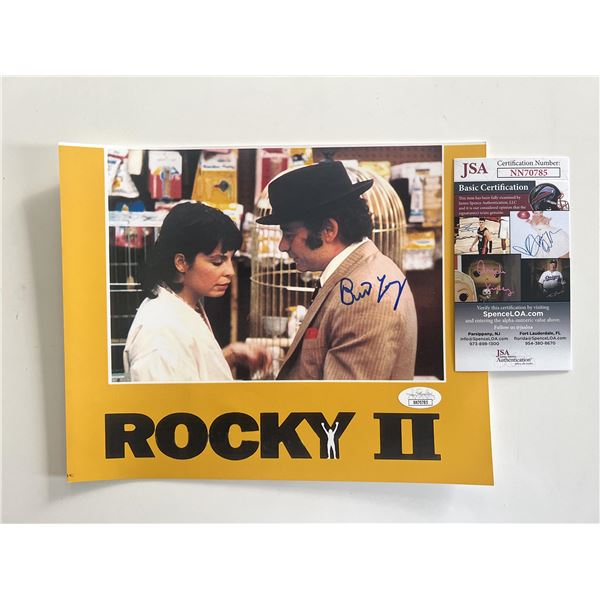 Rocky II Burt Young signed photo. JSA
