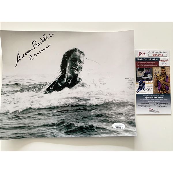 Jaws First Victim Susan Backlinie signed movie photo – JSA Authenticated
