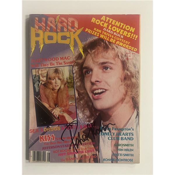 Peter Frampton signed 1978 Hard Rock Magazine- JSA