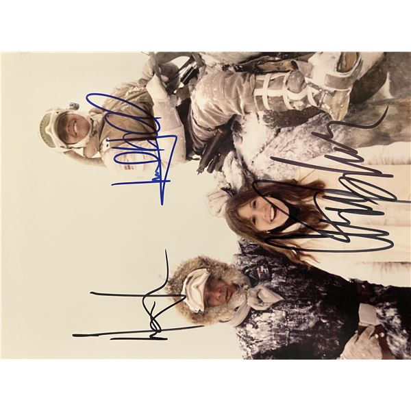 Star Wars cast signed movie photo