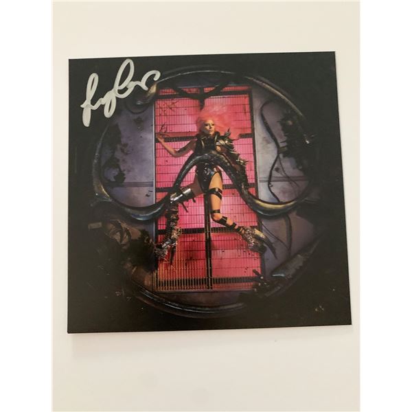 Lady Gaga signed CD insert