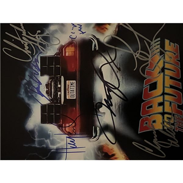 Back To The Future cast signed photo