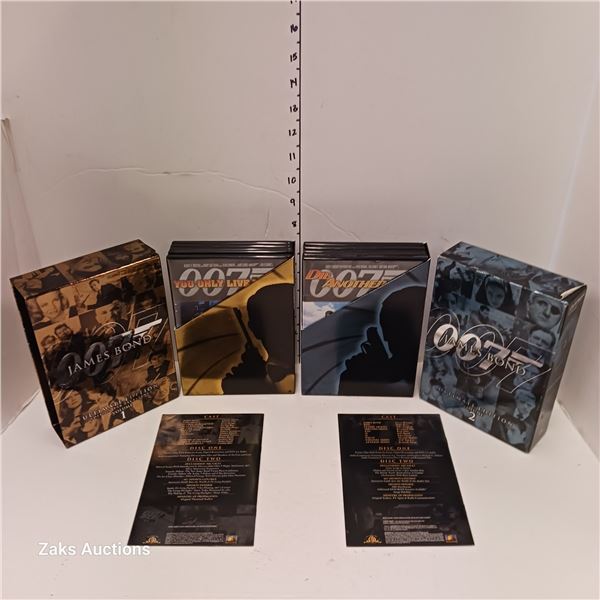 Lot of 2 James Bond 007 DVD Boxed Sets