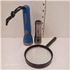 Image 1 : Magnifying Glass + 2 Flashlights