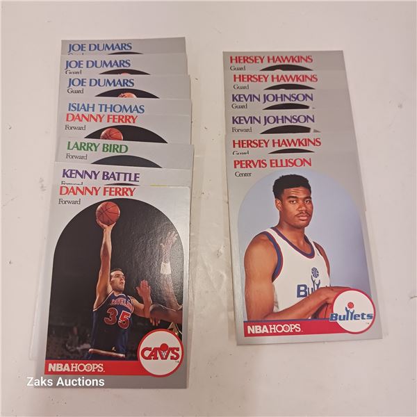 Lot of NBA Hoops Basketball Cards